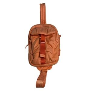 Vera Bradley Utility‎ Sling Cotton Waist Bag Backpack – Coral Peach